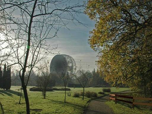 Jodrell Bank Autumn Misty