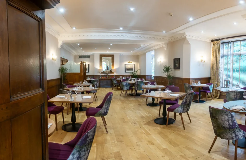 Restaurant seating area